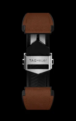 TAG Heuer Brown Bi-Material Leather Strap Calibre E4 45 Mm> Accesorios