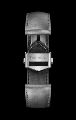 TAG Heuer Grey Leather Strap Calibre E4 42 Mm> Accesorios