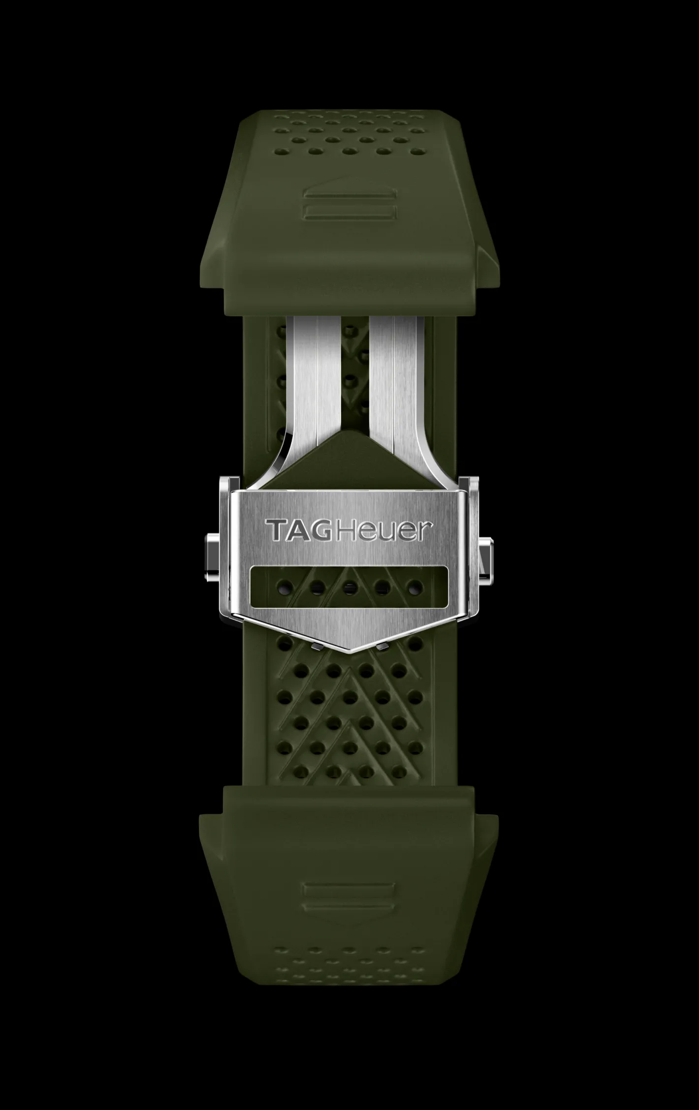 TAG Heuer Khaki Rubber Strap Calibre E4 45 Mm> Accesorios