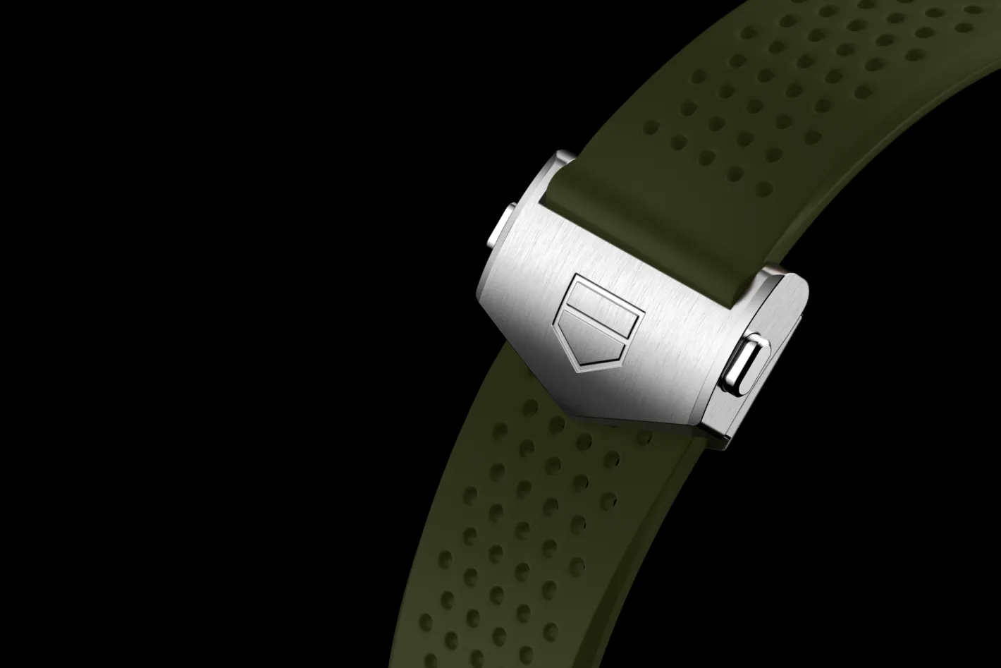 TAG Heuer Khaki Rubber Strap Calibre E4 45 Mm> Accesorios