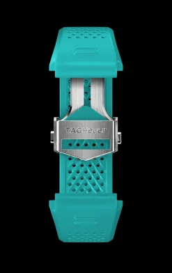 TAG Heuer Light Blue Rubber Strap Calibre E4 45 Mm> Accesorios