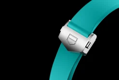 TAG Heuer Light Blue Rubber Strap Calibre E4 42 Mm><noscript><img width=