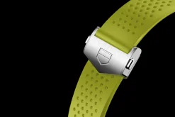 TAG Heuer Lime Yellow Rubber Strap Calibre E4 45 Mm><noscript><img width=