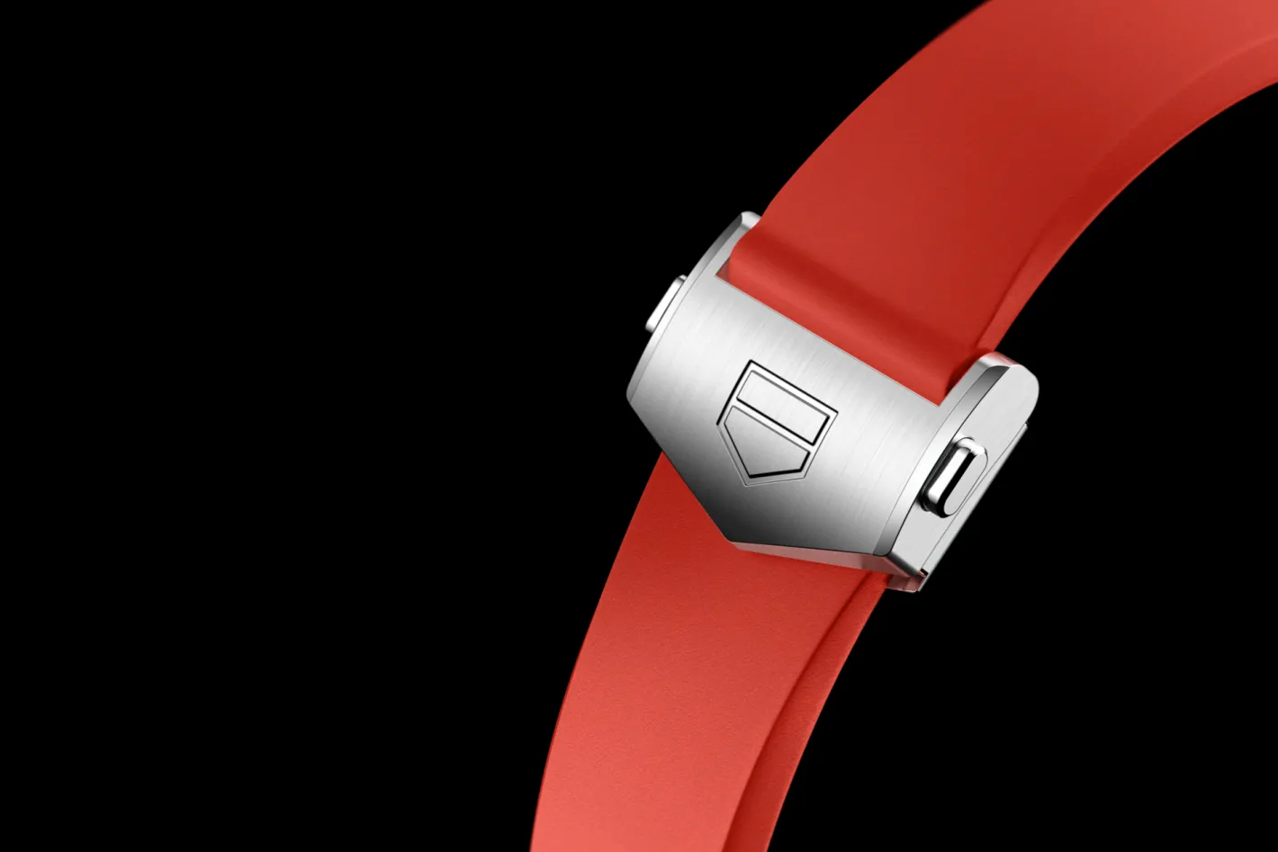 TAG Heuer Red Rubber Strap Calibre E4 42 Mm> Accesorios