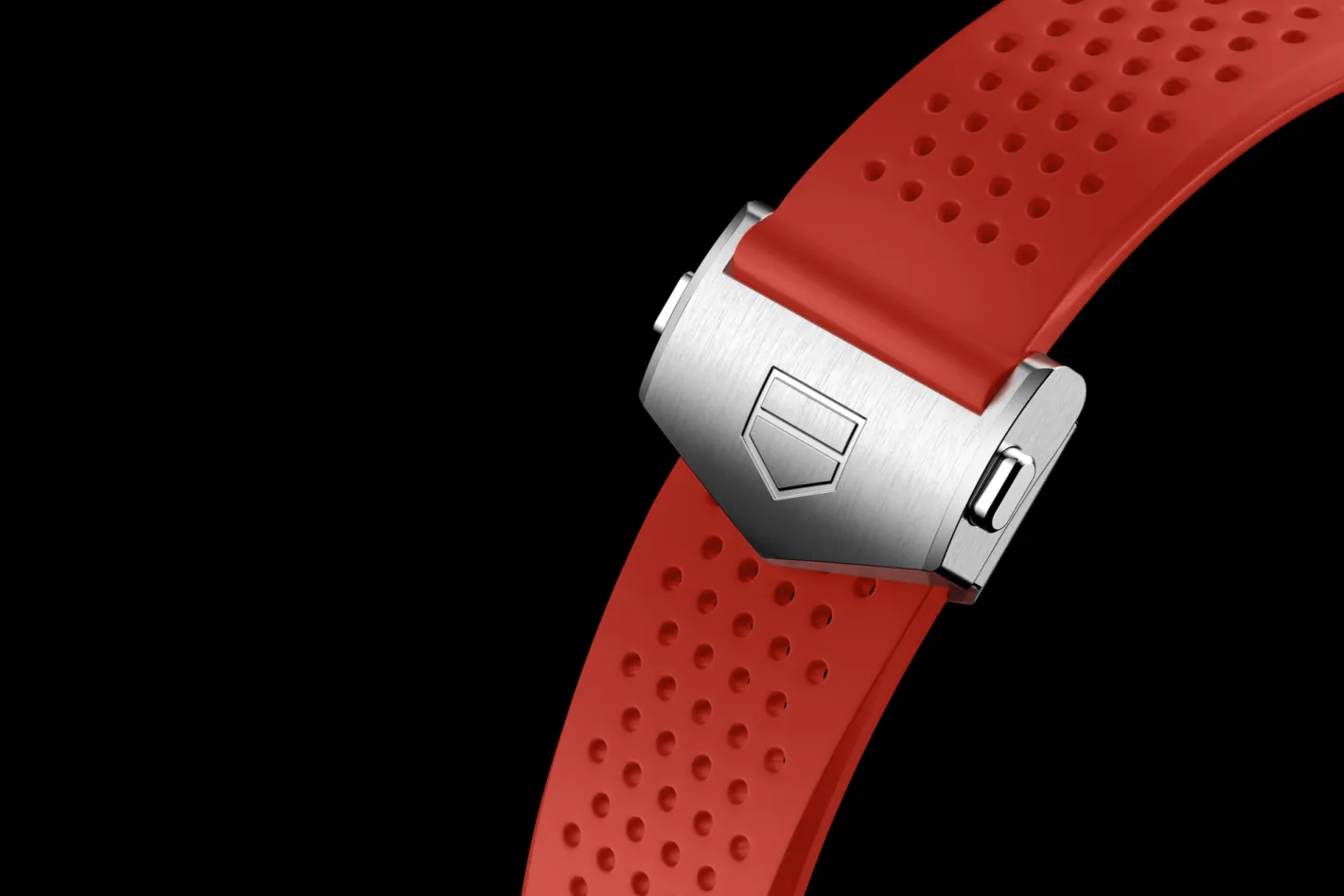 TAG Heuer Red Rubber Strap Calibre E4 45 Mm> Accesorios