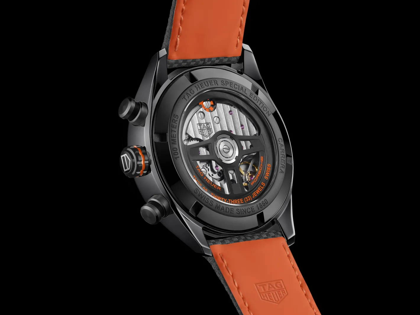 TAG Heuer Carrera Porsche Orange Racing> Relojes Para Hombre